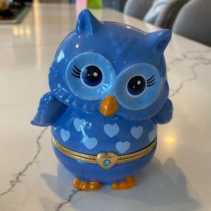 2013 Bradford Exchange Limoges Porcelain Owl Music Box